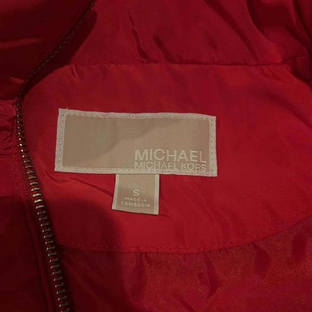 Michael Kors Red Vest - Picture 2 of 5